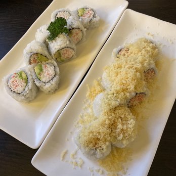 Oni Sushi - California Roll and spicy crunch roll - Sushi Bars Near Me - Claremont, California Oni Sushi - California Roll and spicy crunch roll - Sushi Bars Near Me - Claremont, California