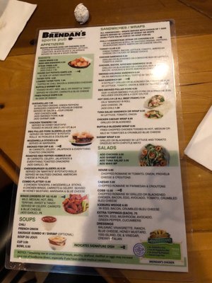 Menu photo 1 Brendan's Sports Pub Pompano Beach, FL