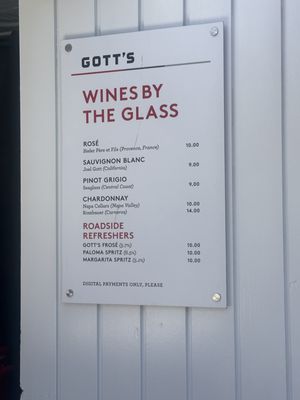 Menu photo 2 Gott's St. Helena Saint Helena, CA Menu photo 2 Gott's St. Helena Saint Helena, CA