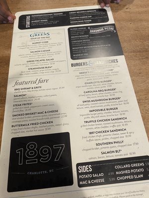 Menu photo 7 1897 Market Charlotte, NC