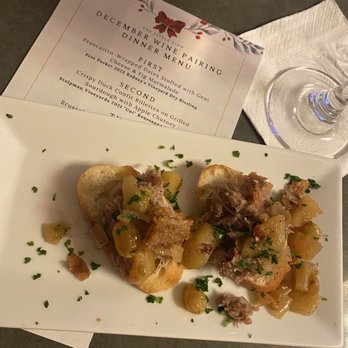 The Little Lion - Crispy Duck Confit Rillettes on Grilled Sourdough with Apple Chutney - Breakfast & Brunch Near Me - Ventura, California The Little Lion - Crispy Duck Confit Rillettes on Grilled Sourdough with Apple Chutney - Breakfast & Brunch Near Me - Ventura, California