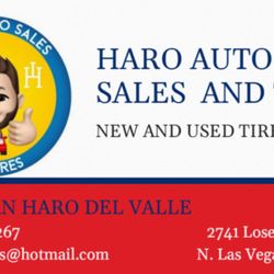 Haro Auto Sales And Tires