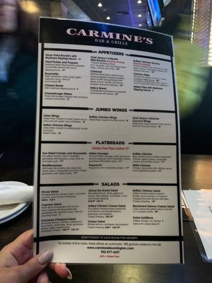 Menu photo 7 Carmine's Bar & Grille Bloomington, MN