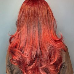 The Darling Starling Salon - Vivid red hair color
