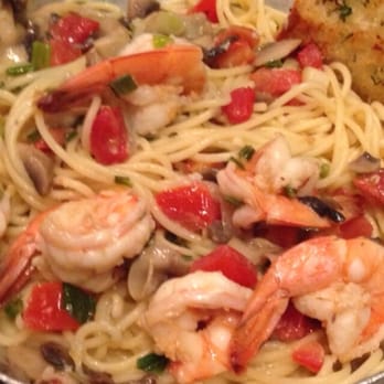 Hobo's Cafe - Shrimp Hobo- sautéed jumbo shrimp in butter, garlic, shallots, wine , mushroom, scallions and tomatoes. Over pasta. - New American Near Me - Key Largo, Florida Hobo's Cafe - Shrimp Hobo- sautéed jumbo shrimp in butter, garlic, shallots, wine , mushroom, scallions and tomatoes. Over pasta. - New American Near Me - Key Largo, Florida