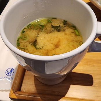 Gozen Shun - Miso Soup! I love that it's surved in a cup! - Japanese Near Me - Pasadena, California