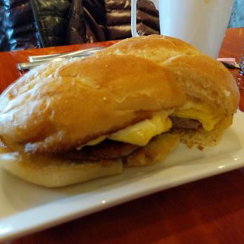 Art Cafe - Sausage, Egg & Cheese on Portuguese Roll - Cafes Near Me - Bethlehem, Pennsylvania