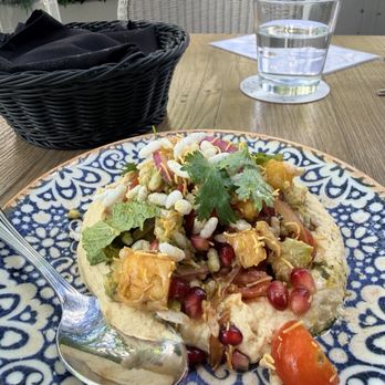 Ema - The Bhel Hummus. Get this!! - Mediterranean Near Me - Chicago, Illinois Ema - The Bhel Hummus. Get this!! - Mediterranean Near Me - Chicago, Illinois