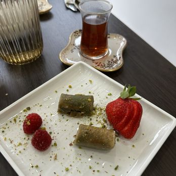 Turkish Coffee House - Rolled pistachio baklava - Coffee Roasteries Near Me - Kent, Washington Turkish Coffee House - Rolled pistachio baklava - Coffee Roasteries Near Me - Kent, Washington