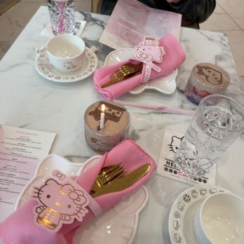 Hello Kitty Cafe - Afternoon Tea in the Bow Room - Themed Cafes Near Me - Santa Clara, California