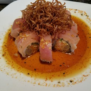 San Sushi - Albacore crispy onion roll - Sushi Bars Near Me - Placentia, California