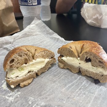 Krave Bagel - cinnamon raisin bagel w/ scallion cream cheese - Delis Near Me - North Myrtle Beach, South Carolina Krave Bagel - cinnamon raisin bagel w/ scallion cream cheese - Delis Near Me - North Myrtle Beach, South Carolina