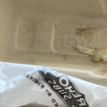 Firehouse Subs - Hair in sandwich. I'm a male with short hair. This isn't mine - Delis Near Me - Naples, Florida