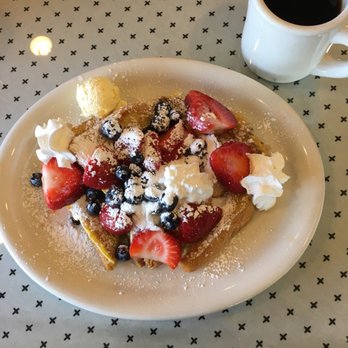 Firehouse Cafe - Fresh Berry-topped French Toast Special! - Breakfast & Brunch Near Me - Los Alamitos, California