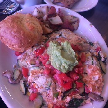Millie's Cafe - Veggie Mess w/buiscuit. - Breakfast & Brunch Near Me - Los Angeles, California
