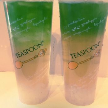 Teaspoon - Grass hopper. At first, it may taste a little weird but get used to it and it's delicious. I got my drink 5 minutes ago and I'm about done. - Desserts Near Me - San Francisco, California
