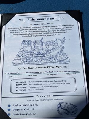 Menu photo 8 The Fisherman's Restaurant Seattle, WA