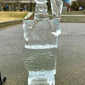 First Night - One of the ice sculptures scattered around the city for their First Night celebration! - Performing Arts Near Me - Boston, Massachusetts