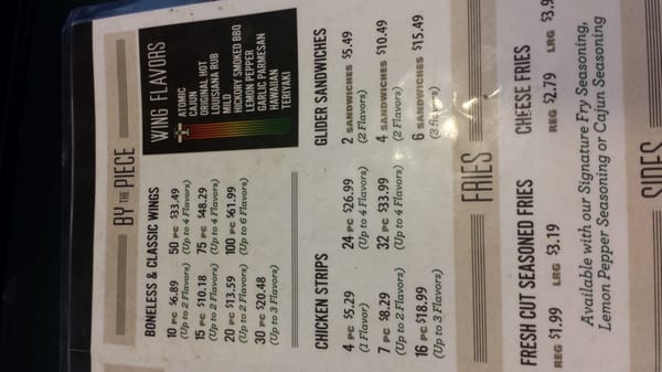 Menu photo 7 Wingstop Pomona, CA