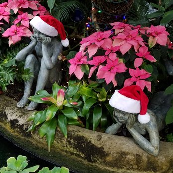 Conservatory Crossing - even the statues are festive! - Florists Near Me - Indianapolis, Indiana