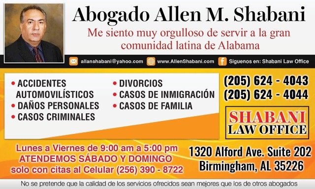 Shabani Law Office - immigration attorney in Birmingham, AL