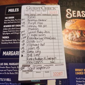 Ford's Garage Oviedo - BOGO brews they aren't going to carry. It's a shame as Night Swim and Sweet Baby Jesus are great brews. - Burgers Near Me - Oviedo, Florida Ford's Garage Oviedo - BOGO brews they aren't going to carry. It's a shame as Night Swim and Sweet Baby Jesus are great brews. - Burgers Near Me - Oviedo, Florida