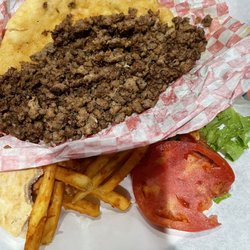 Mama Mia Cuisine - This is what they call gyro meat