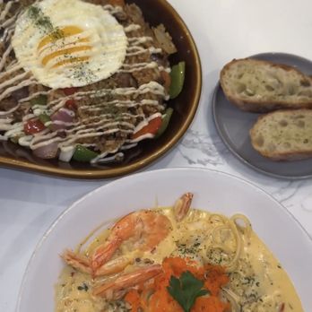Somethin - Steak Pilaf & Mentaiko Cream Pasta (so YUMMY) - Korean Near Me - La Mirada, California Somethin - Steak Pilaf & Mentaiko Cream Pasta (so YUMMY) - Korean Near Me - La Mirada, California