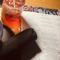 Shirley Temple & menu