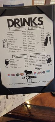 Menu photo 7 Underdog BBQ Erie, PA Menu photo 7 Underdog BBQ Erie, PA
