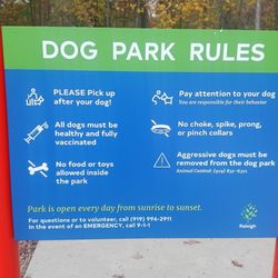 Dog park rules, make sure your dog reads before going in