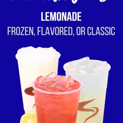 Aroma Joe's - Try our refreshing lemonade still, sparkling or frozen and customize it with your favorite flavor!