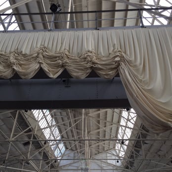 Craneway Pavilion - Industrial look w/ sweeping white curtains to divide the large space - Pickleball Near Me - Richmond, California Craneway Pavilion - Industrial look w/ sweeping white curtains to divide the large space - Pickleball Near Me - Richmond, California