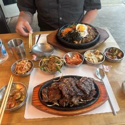 Short Rib and Bibimbob Short Rib and Bibimbob