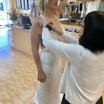 Dorcas's Dressmaking & Alterations - Adding new straps for better support - Sewing & Alterations Near Me - Tampa, Florida Dorcas's Dressmaking & Alterations - Adding new straps for better support - Sewing & Alterations Near Me - Tampa, Florida
