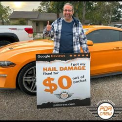 PDR Crew - San Antonio TX Auto Hail Repair - Happy customer from our work