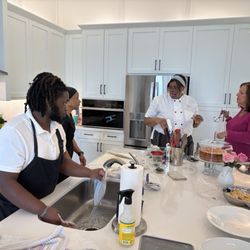 Sweet Monáe Personal Chef Services - Busy preparing our dinner