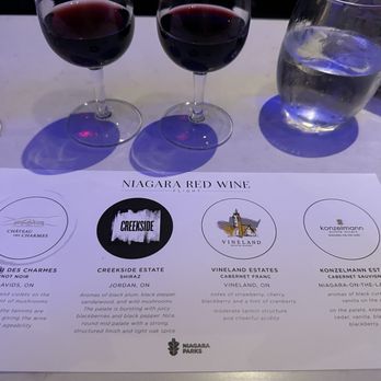 Table Rock House Restaurant - Niagara red wine flight - American Near Me - Niagara Falls, Ontario Table Rock House Restaurant - Niagara red wine flight - American Near Me - Niagara Falls, Ontario