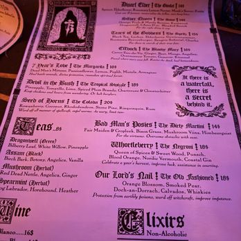 Throne Room - Menu - Bars Near Me - San Diego, California