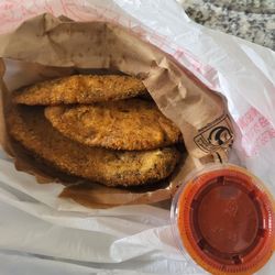 They give marinara instead of ranch for zucchini.  Huh????