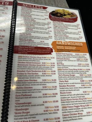 Menu photo 2 Art's Skillet Indianapolis, IN Menu photo 2 Art's Skillet Indianapolis, IN