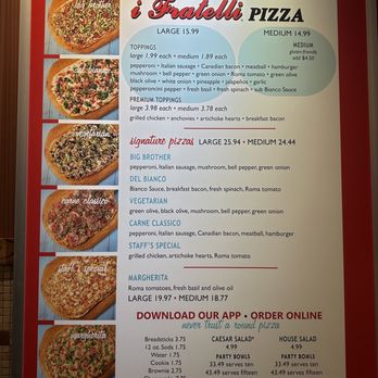 i Fratelli Pizza Las Colinas - Pizza Near Me - Irving, Texas