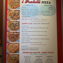 i Fratelli Pizza Las Colinas