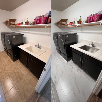 European Prestige - Before and after laundry room - General Contractors Near Me - Roseville, California