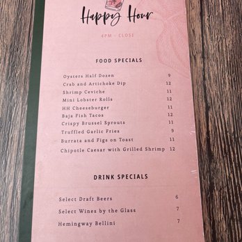 Cody's La Jolla - Happy Hour Menu 8-20-21 - Breakfast & Brunch Near Me - La Jolla, California