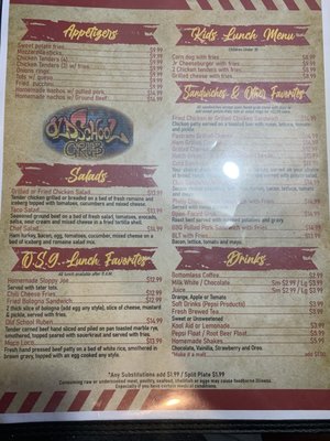 Menu photo 4 OSG Cafe Mesa, AZ