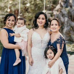 Christina did our hair for my sister's wedding. Christina did our hair for my sister's wedding.
