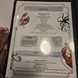 Blazin Cajun - Menu