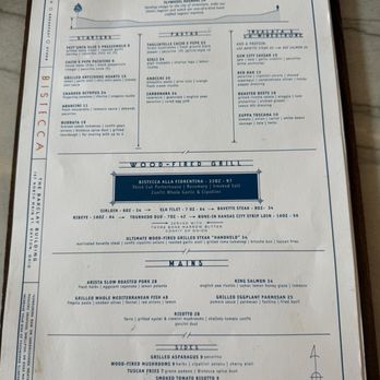 Bistecca - Dinner Menu - Italian Near Me - Dayton, Ohio