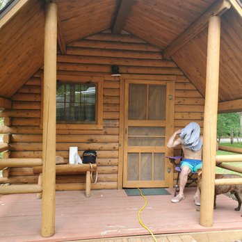 Coloma / St. Joseph KOA - Here is a cabin, bug filled and a little gross. - Campgrounds Near Me - Benton Harbor, Michigan Coloma / St. Joseph KOA - Here is a cabin, bug filled and a little gross. - Campgrounds Near Me - Benton Harbor, Michigan